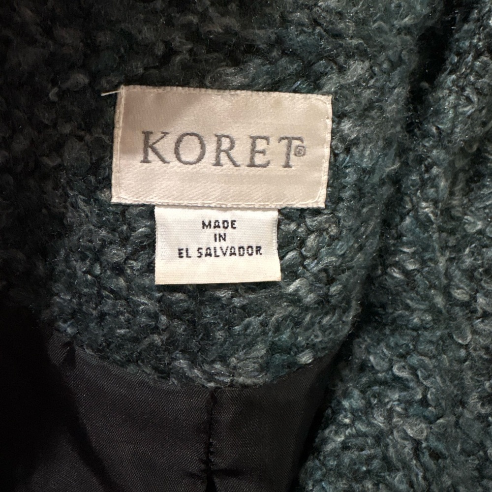 Koret Green Tweed Jacket Size 8 - Picture 5 of 7